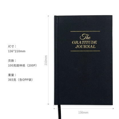 Thanksgiving Planner A5 Linen Notebook Gratitude & Reflection Daily Journal